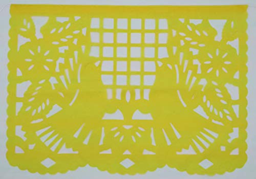 PACOTE FECHADO Papel Picado - México Colorido - Festas Mexicanas - 10 Varais de 5 mts e 100 Papéis d
