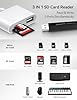 USB C to SD Card Reader, BnmxTek SD Card Adapter with SD MicroSD USB 3 Ports, USBC Memory Card Reader for iPhone 15 16, iPad, Mac, MacBook Pro/Air, Android and More USB-C/Type C Devices