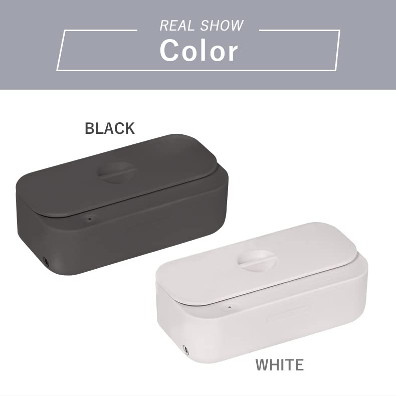 Miniatura 8 de Limpiador ultrasónico para anteojos, anillos, monedas, joyería, reloj con temporizador digital DL240 (Balck)