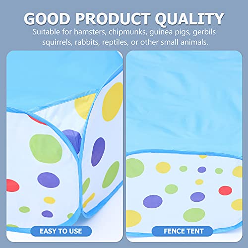 Puppy Playpen 2 Pcs For Polyester Chinchillas Open Hamster Tent Animals Rats House Animal Safety Gerbil Hedgehog Transparent Diy Breathable Rat Exercise Other Chinchilla Portable Pet Playpen #TOP6