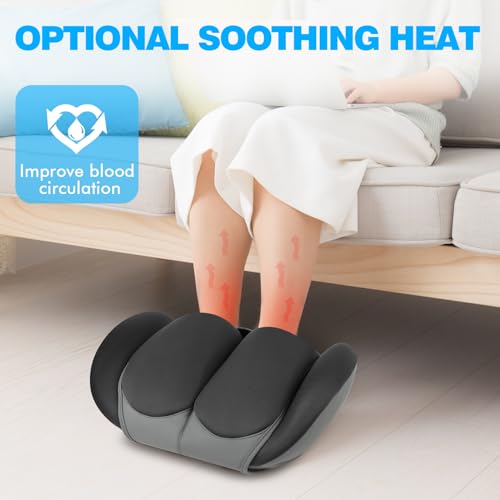 Ut Ultratech 8890C0304 Electric Shiatsu Foot Massager With Heat, Vibrating Massage Machine For Plantar Fasciitis, Neuropathy, Blood Circulation thumb #5