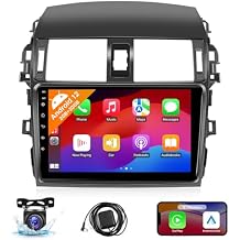 Naifay Android Car Radio for Toyota Corolla 2009 2010 2011 2012 2013 with Wireless Carplay Android Auto, 2+32G 9 inch Touch Screen for Corolla Stereo Bluetooth Car Audio Receivers In Dash GPS WiFi SWC