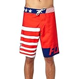 Fox Men's Red, White and True Boardshort