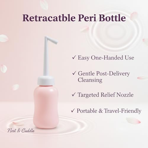 14pc Postpartum, Labor & Delivery Recovery Kit - Complete Hospital & Home Care Essentials gift set for New Moms | Includes Peri Bottle, Witch Hazel Foam, Ice Maxi Pads & Disposable Underwear All-in-One Postpartum Care Package (14pc Postpartum&delivery essentials care kit) — view 7