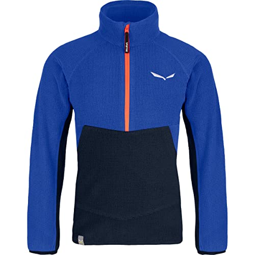 Salewa Puez PL Zip Pull enfants : polaire de sport et pull technique de marche