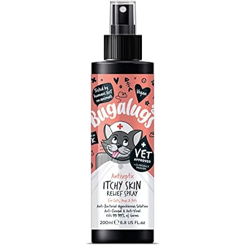 BUGALUGS Cat Itchy Skin Relief Spray Cover