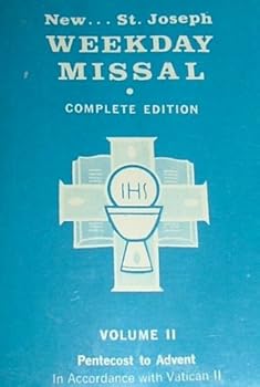 Paperback New St. Joseph Weekday Missal, Complete Edition, Petecost to Advent, in Accordance with Vatican II (Volume II) Book