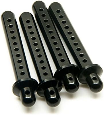 RC Crawler Cars Parts Black Aluminum Body Post Mounts 4PCS for 1:10 SCX10 AXIAL 4WD