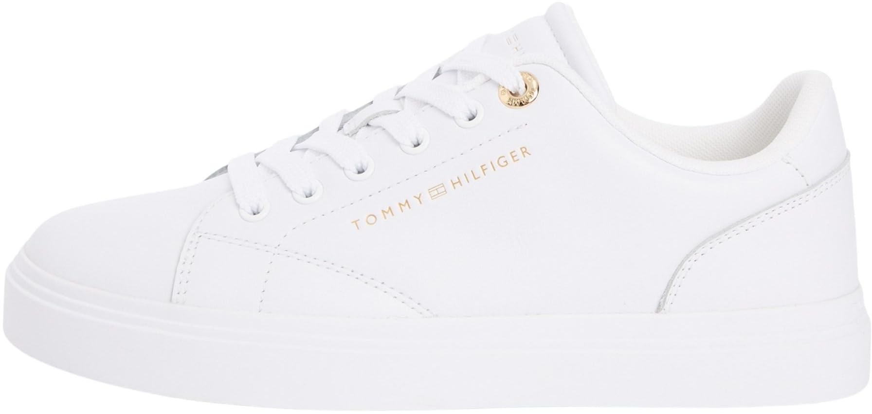 Tommy Hilfiger Damen Th Feminine Cupsole Leather Fw0fw09105 Low Top