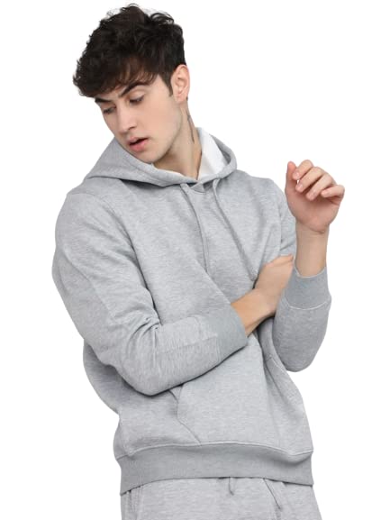 fabitto Men's Solid Full Sleeves Winter Wear Regular Fit Hoodie-picture-34