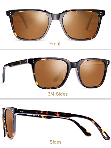 Carfia Polarized Men's Sunglasses Uv400 Protection For Driving Fishing Hiking Golf Outdoor Sport Glasses #TOP4