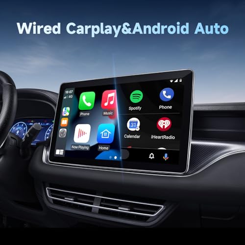 Image of 2-in-1 Wireless CarPlay and Android Auto Adapter, Plug and Play Dongle, Fast Auto-Connect, No Delay, for iPhone and Android, USB /USB-C Port, Black (Carplay-2102)
