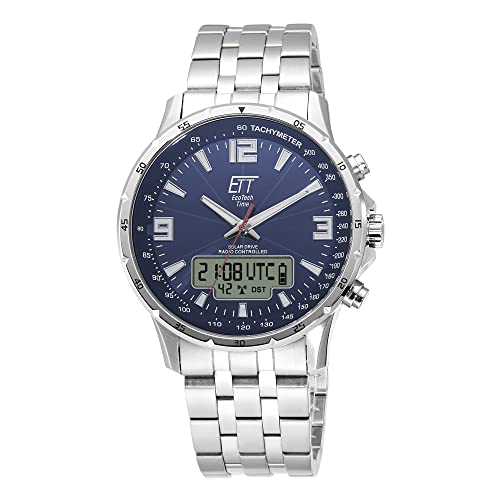 Montre homme ETT Eco Tech Time EGS-11552-31M solaire en acier