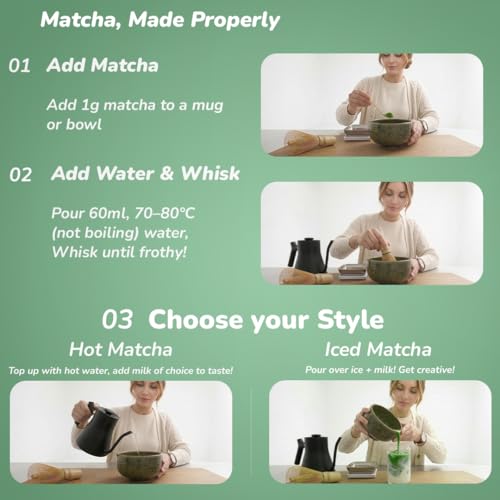 Té verde matcha 50g en polvo ceremonial miniatura 5