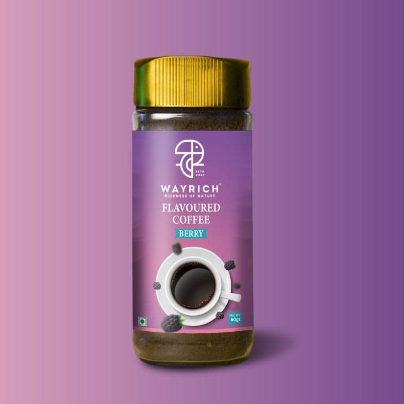 Wayrich Flavoured Berry Instant Coffee Powder - 60 GM (B0BF51FWTG) Amazon Price History, Amazon Price Tracker