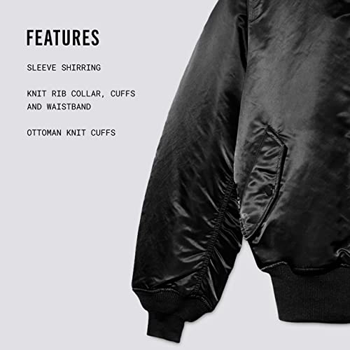 Image of Alpha Industries MA-1 Blood Chit Bomber Flight Jacket - Fighter Pilot Flight Jacket
