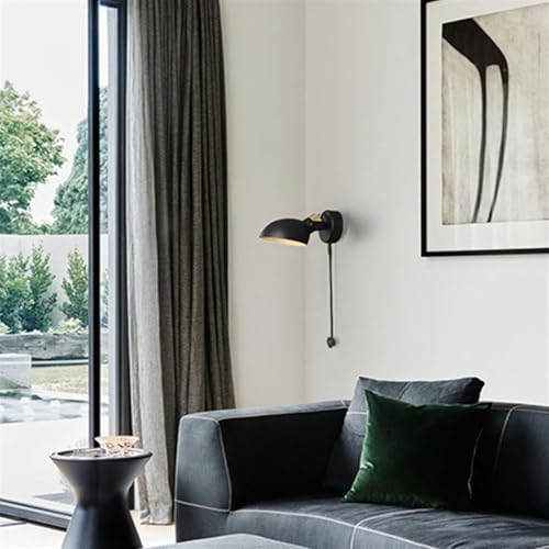 Aplique de pared ajustable con cadena de tracción para iluminar tu hogar con estilo retro 7
