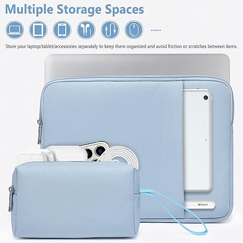 HYZUO 13 Inch Laptop Sleeve Bag Set for MacBook Air 13 M5/M4/M3/M2/M1 A3449 2026-2018, 13" MacBook Neo 2026 A3404 - Image 2