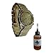 Liquid Rescue 100%-Synthetic Oil for Wall Clocks, Pendulum Clocks, Electric Clocks, Cuckoo & Mantle Clocks, gets Frozen Clocks Moving Again, Keeps All Clocks Running smoothly! 1 oz Bottle w/3 Needles