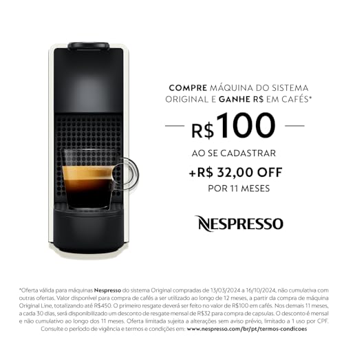 Nespresso Essenza Mini Cafeteira 110V, máquina de café Espresso compacta para casa, máquina de cápsu