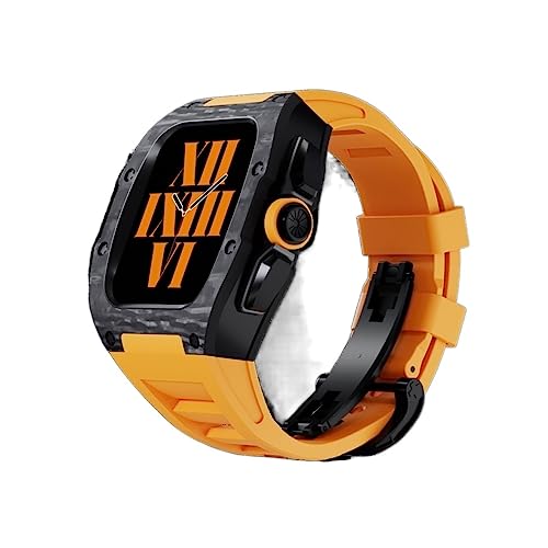 Coque en fibre de carbone pour Apple Watch 45 mm évite les rayures du quotidien