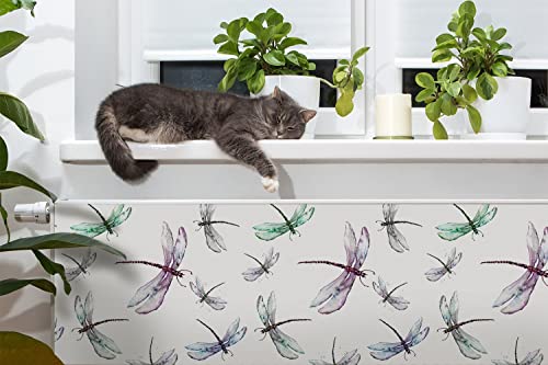 Autocollant de radiateur aimant 110x60 cm Coloray Libellules de Muche