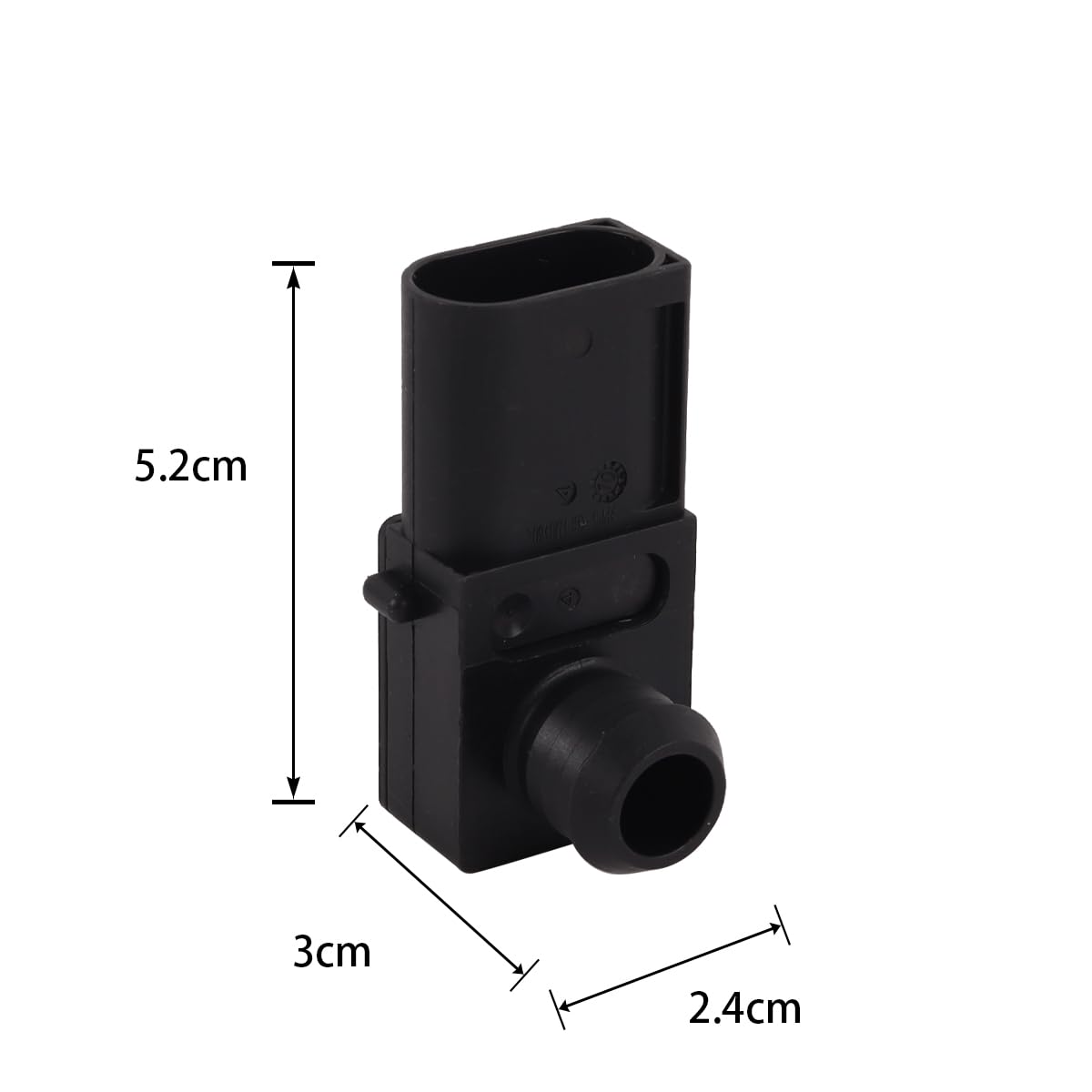 Ludom Capteur de Pression de Vide de Frein pour SLK/SLC C GLK E CL Classe S W204 S204 C204 X204 W212 S212 C216 W221 V221 R172 (remplace A0075420318)