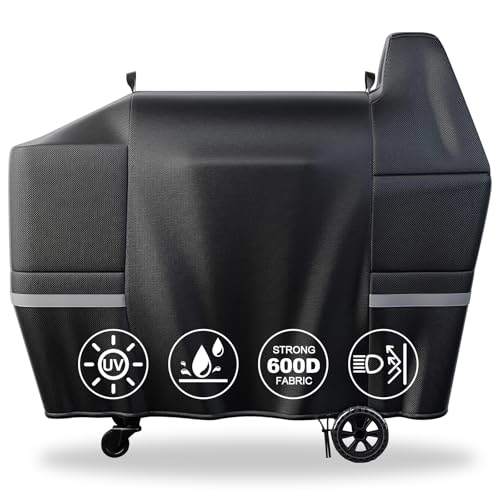 Grill Cover for Pit Boss Austin XL 600D Pellet Smoker Cover for Pitboss 1000 Series 1000D3 1000S 1000SC 1000SQ 1000SC2 1100 Pro Rancher XL 1000 1150 & Z Grill 1000 Series Wood Pellet Grills