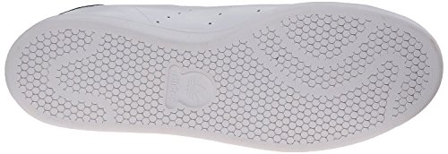 adidas Men's Originals Stan Smith Sneaker, White/White/Dark Blue, 4 M US - Image 4