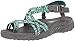 Skechers Women's Reggae Loopy Toe Ring Sandal, Mint/Amp/Green, 9 M US