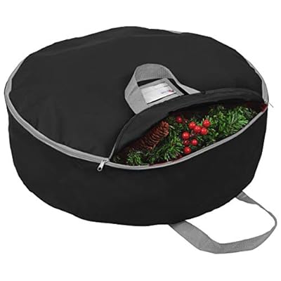 hard plastic wreath storage container