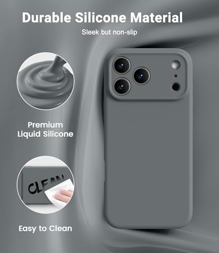 Coque iPhone 17 Pro Max Magsafe gris anthracite mince et antichoc OTOFLY