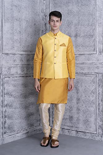 Image of Ethluxis Men's Silk Blend Kurta Set