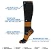 MELERIO Copper Compression Socks Men Women 4 Pairs 15-20 mmhg Comfortable Circulation for Edema Varicose Veins and Anti-Fatigue