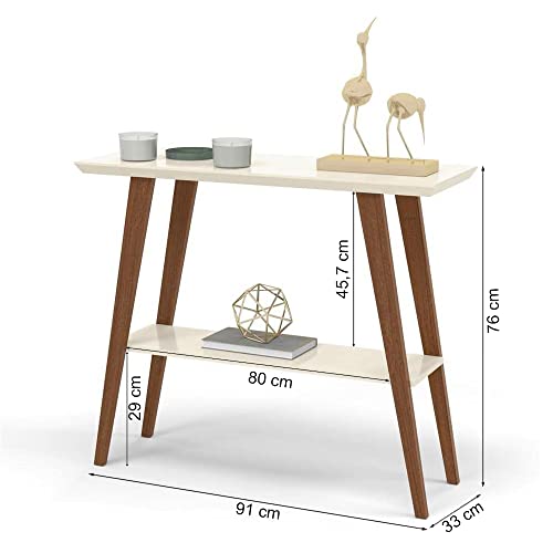 Aparador Davi Off White/amadeirado Ofertamo