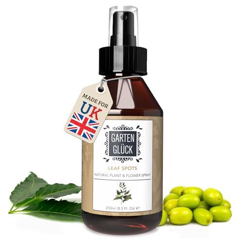 Garten Glück Neem Oil Spray - 250ml - Organic Neem Oil with Peppermint & Rosemary for Indoor & Outdoor Plants - Supports Healthy Leaves & Soil - Ideal for Plant Care & Bug Control, Made in Germany