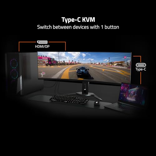 GIGABYTE - AORUS FO27Q3-27" QD OLED Gaming Monitor - QHD 2560x1440-360Hz - 0.03ms GTG - AMD FreeSync Premium Pro - Type C KVM - HDMI, DP, Type C - Height Adjustable - Black by GIGABYTE - Image 6