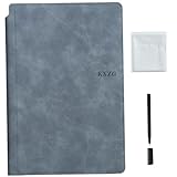 Dry Erase Notebook, 6.5x9.5" PU Leather Portable Dry Erase Board, Erasable Lightweight Multi-Use Whiteboard Notebook for Students, Teachers, Office Staff