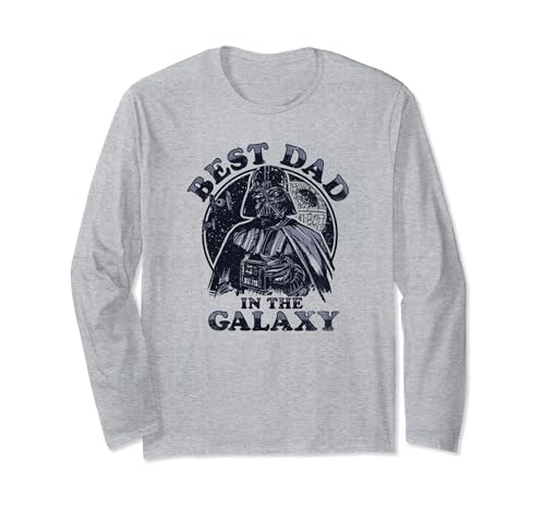 T-shirt Star Wars Darth Vader manche longue noir coton homme