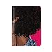 Produktbild Passport Holder Cover Wallet, Afrikanisches Mädchen Mit Lockigem Haar RFID Blocking Lederkartenetui Reisepass Reiseveranstalter für Frauen & Männer