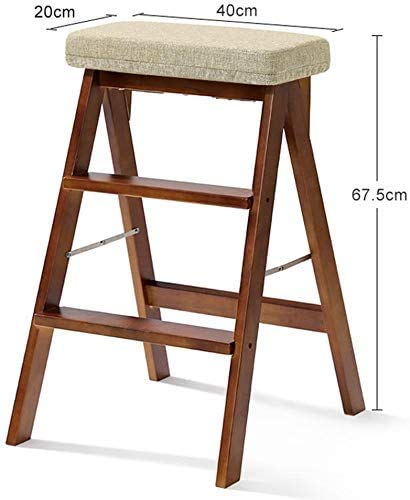 Taburete plegable simple de 3 escalones CHEWYNP y silla móvil portátil para casa 2