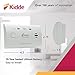 Kidde Carbon Monoxide Detector with 10-Year Battery, 3 LEDs, Replacement Indicator, Test-Reset Button, 2 Pack