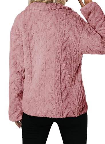 Image of Dokotoo Winter Fleece Jacket for Women 2026 Zipper Casual Coat with Pockets