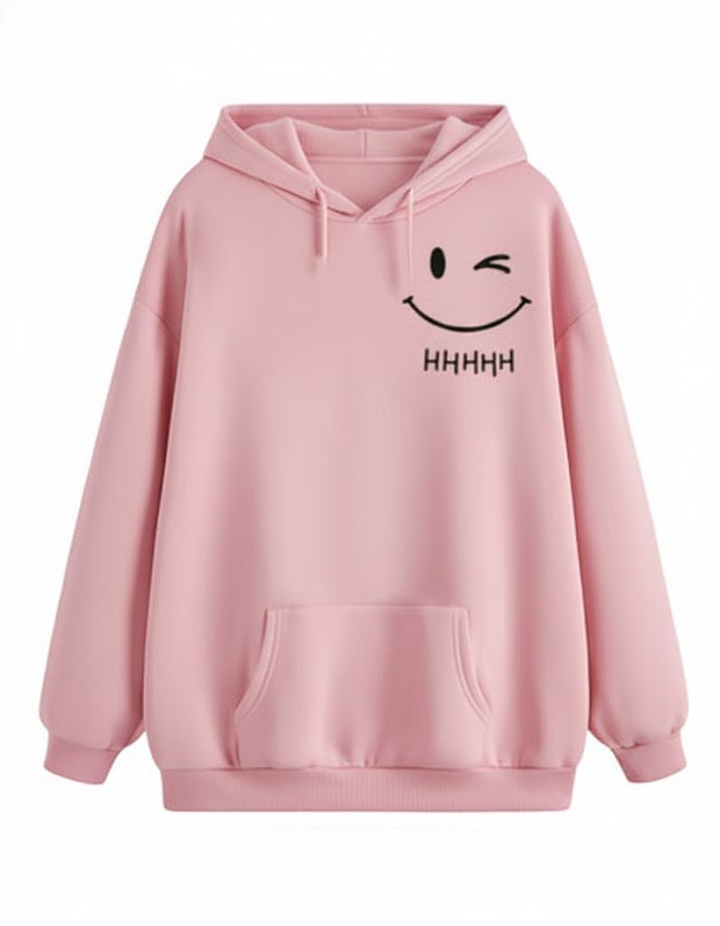 lll fashion Smiling Face Hoodie | Unisex Smiley Sweatshirt for Women & Men | Oversized Winter Hoodie-picture-52