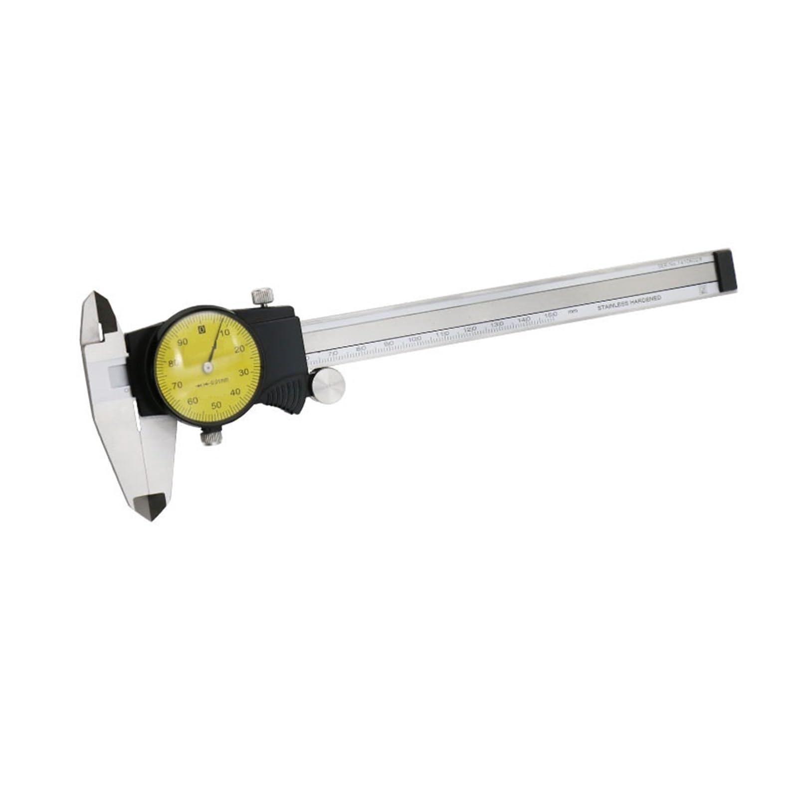 Bdayek One Color Vernier Calipers 0-150 Mm Metric Gauge Measuring Tool Dial Vernier Caliper Shock-Proof 0.01(0-150Mm 0.01Mm)