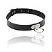ETHOON Adjustable Leather Choker Collar Sexy Soft PU Circle Punk Choker Necklace for Women Girls, Black
