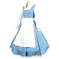 Gothden Delantal de Sirvienta para Mujer Vestido Disfraz de