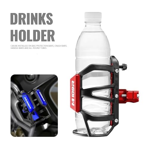 Porte-bouteille d'eau moto pour rester hydraté en road trip custom