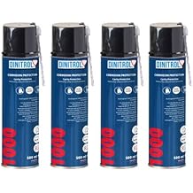 4 x DINITROL 1000 CLEAR CAVITY WAX 500ml Aerosol