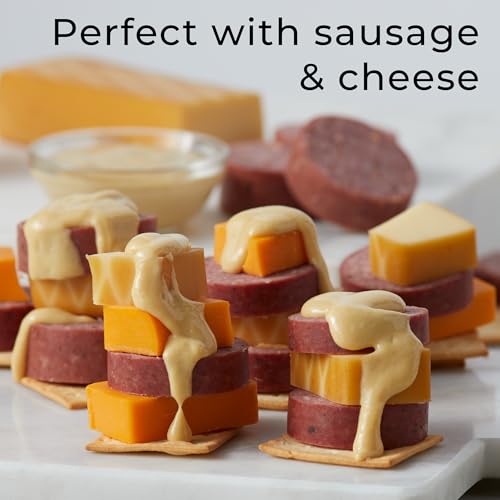 Hickory Farms Sweet Hot Mustard (10 ounce, Pack of 3) - Gourmet Mustarrd Great for Charcuterie Boards, Snacking, and Recipes - Thumbnail 2